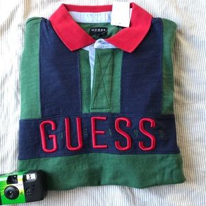 GUESS Polo Longsleeve (NEW)